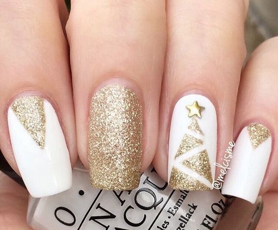 44 top idées de Nail art de Noël 26