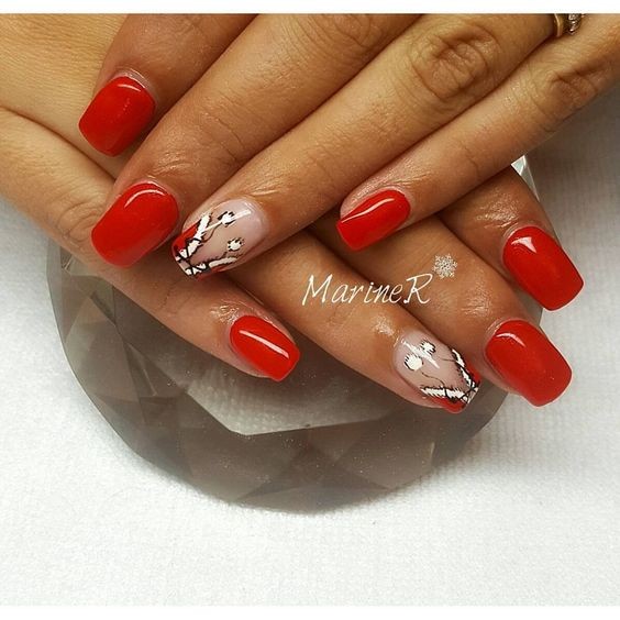 44 top idées de Nail art de Noël 27