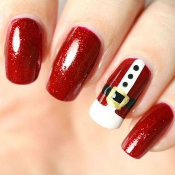44 top idées de Nail art de Noël 32