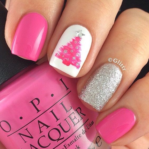 44 top idées de Nail art de Noël 36