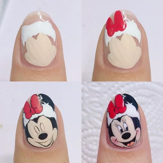 44 top idées de Nail art de Noël 39