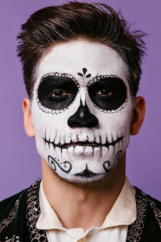 29 top idées de maquillages d'Halloween pour homme 24