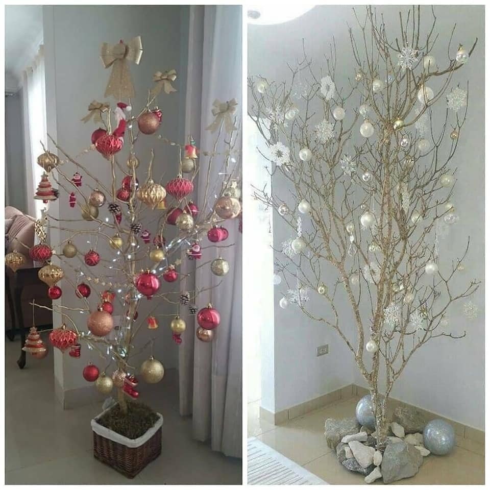 9 idées pour décorer avec des branches sèches pour Noël 4