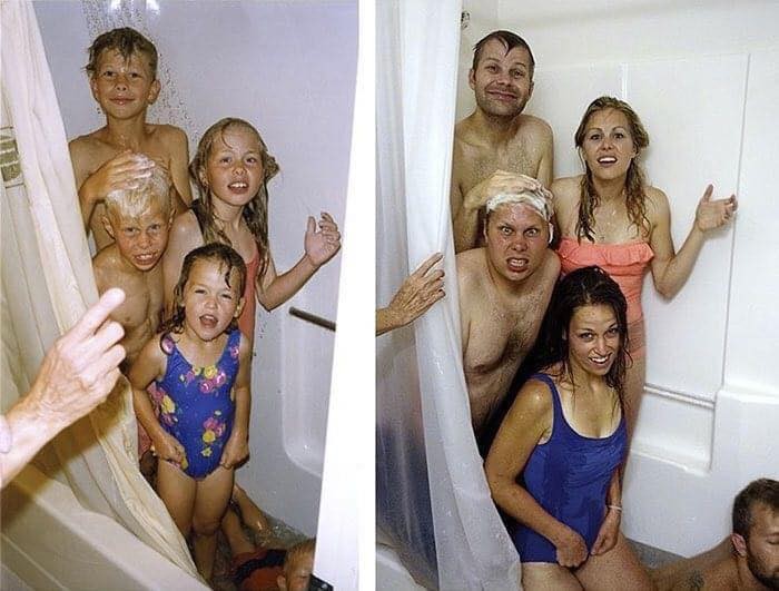 12 idées hilarantes de photos d'enfance à recréer entre frères et sœurs 1 12 idées hilarantes de photos d'enfance à recréer entre frères et sœurs 1