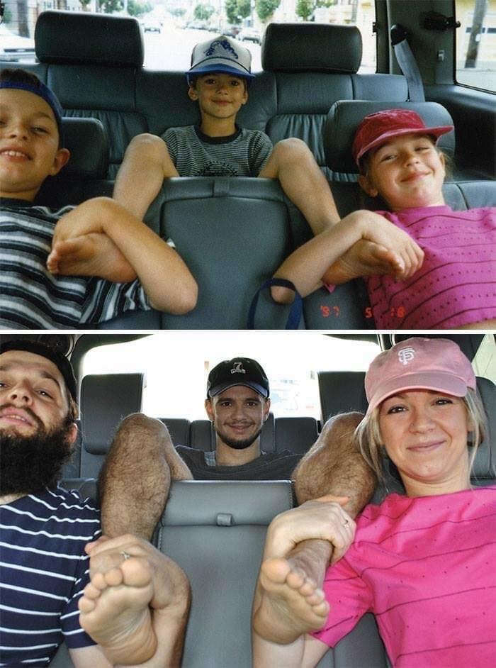 12 idées hilarantes de photos d'enfance à recréer entre frères et sœurs 3 12 idées hilarantes de photos d'enfance à recréer entre frères et sœurs 3