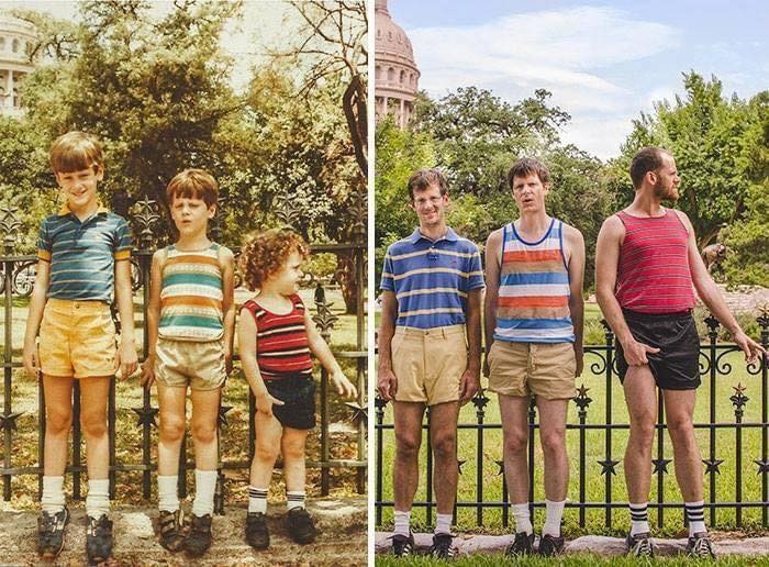 12 idées hilarantes de photos d'enfance à recréer entre frères et sœurs 7 12 idées hilarantes de photos d'enfance à recréer entre frères et sœurs 7