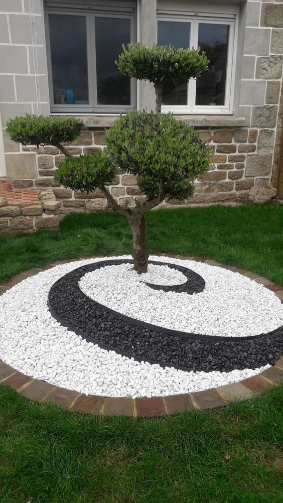 14 idées de décors de jardin en pierres et graviers 1 14 idées de décors de jardin en pierres et graviers 1
