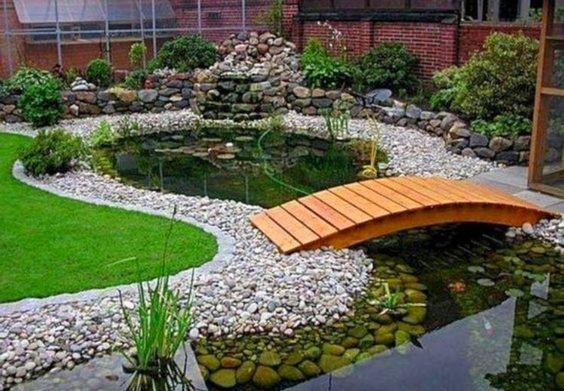 24 Ponts de jardin en bois à faire soi-même ! 19