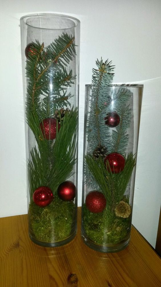 19 Décorations de Noël à faire soi-même avec un vase en verre 12 19 Décorations de Noël à faire soi-même avec un vase en verre 12