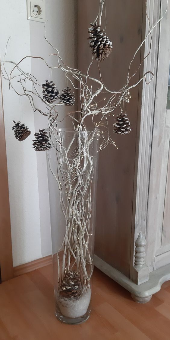 19 Décorations de Noël à faire soi-même avec un vase en verre 17 19 Décorations de Noël à faire soi-même avec un vase en verre 17