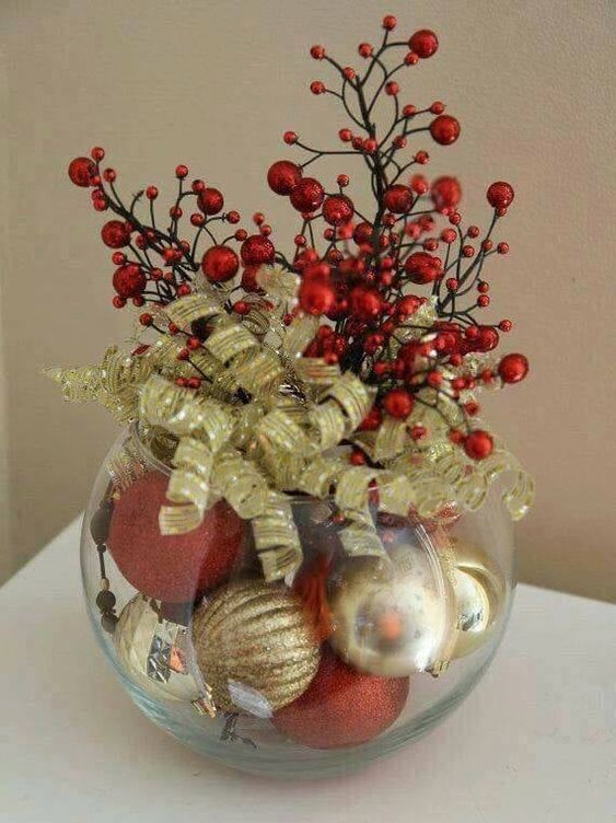 21 Centres de Tables de Noël à Faire Avec Un Bocal en Verre 7 21 Centres de Tables de Noël à Faire Avec Un Bocal en Verre 7