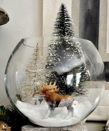 21 Centres de Tables de Noël à Faire Avec Un Bocal en Verre 10 21 Centres de Tables de Noël à Faire Avec Un Bocal en Verre 10