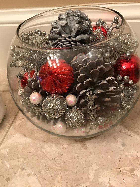 21 Centres de Tables de Noël à Faire Avec Un Bocal en Verre 11 21 Centres de Tables de Noël à Faire Avec Un Bocal en Verre 11