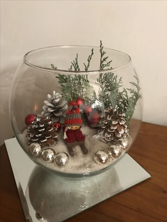 21 Centres de Tables de Noël à Faire Avec Un Bocal en Verre 13 21 Centres de Tables de Noël à Faire Avec Un Bocal en Verre 13