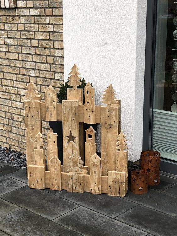 60 Déco de Noël en bois à fabriquer à partir d'une palette 6 60 Déco de Noël en bois à fabriquer à partir d'une palette 6