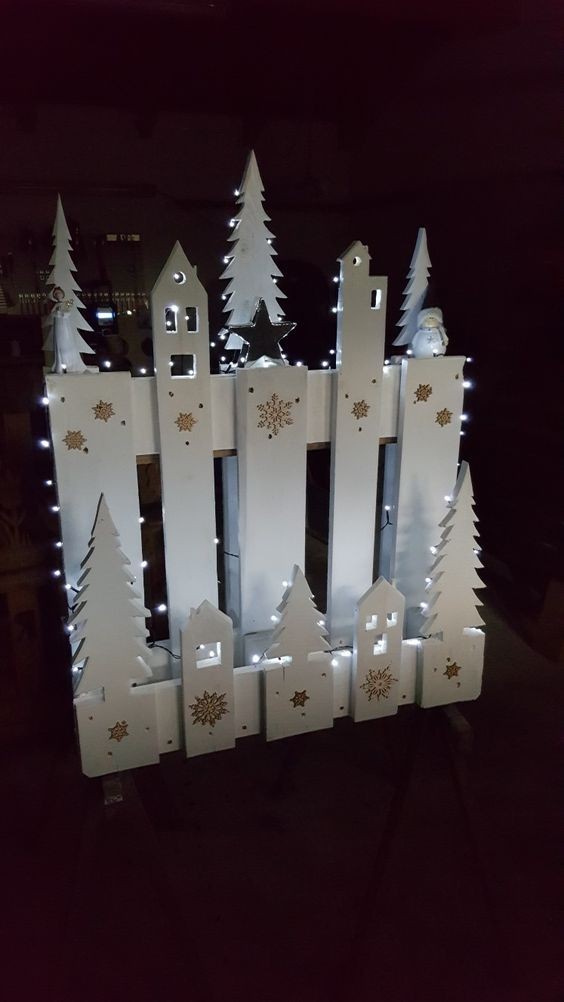 60 Déco de Noël en bois à fabriquer à partir d'une palette 14 60 Déco de Noël en bois à fabriquer à partir d'une palette 14