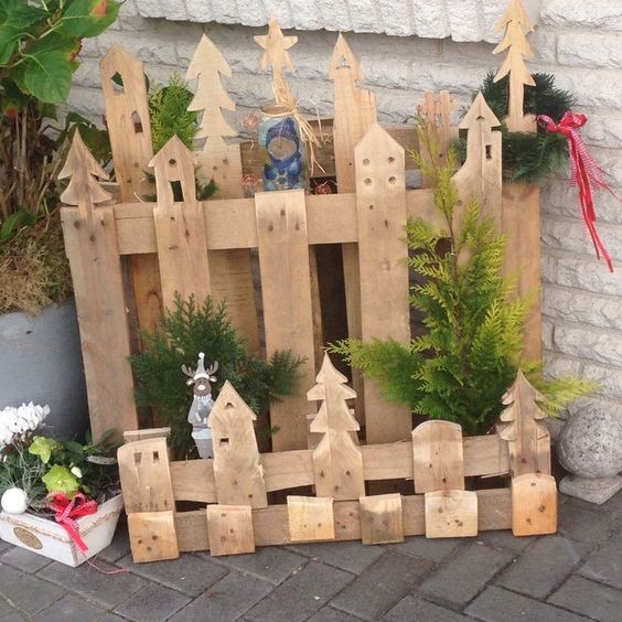 60 Déco de Noël en bois à fabriquer à partir d'une palette 20 60 Déco de Noël en bois à fabriquer à partir d'une palette 20