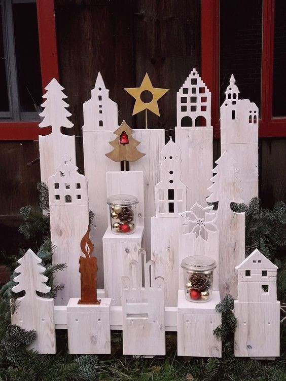 60 Déco de Noël en bois à fabriquer à partir d'une palette 32 60 Déco de Noël en bois à fabriquer à partir d'une palette 32