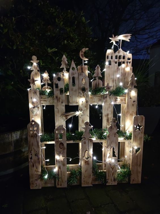 60 Déco de Noël en bois à fabriquer à partir d'une palette 38 60 Déco de Noël en bois à fabriquer à partir d'une palette 38