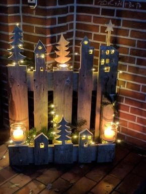 60 Déco de Noël en bois à fabriquer à partir d'une palette 46 60 Déco de Noël en bois à fabriquer à partir d'une palette 46