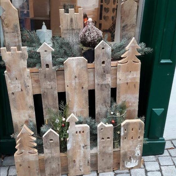 60 Déco de Noël en bois à fabriquer à partir d'une palette 49 60 Déco de Noël en bois à fabriquer à partir d'une palette 49