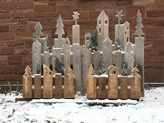 60 Déco de Noël en bois à fabriquer à partir d'une palette 54 60 Déco de Noël en bois à fabriquer à partir d'une palette 54