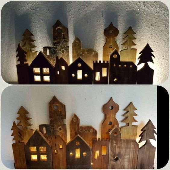 60 Déco de Noël en bois à fabriquer à partir d'une palette 55 60 Déco de Noël en bois à fabriquer à partir d'une palette 55