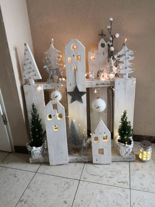 60 Déco de Noël en bois à fabriquer à partir d'une palette 58 60 Déco de Noël en bois à fabriquer à partir d'une palette 58