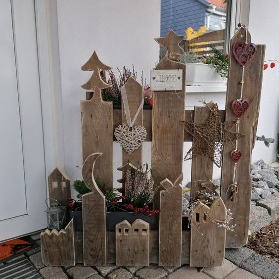 60 Déco de Noël en bois à fabriquer à partir d'une palette 59 60 Déco de Noël en bois à fabriquer à partir d'une palette 59