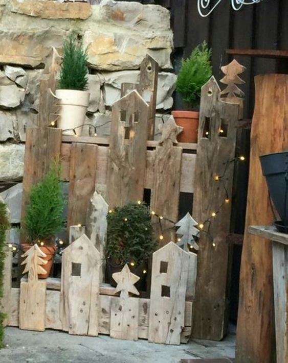 60 Déco de Noël en bois à fabriquer à partir d'une palette 61 60 Déco de Noël en bois à fabriquer à partir d'une palette 61