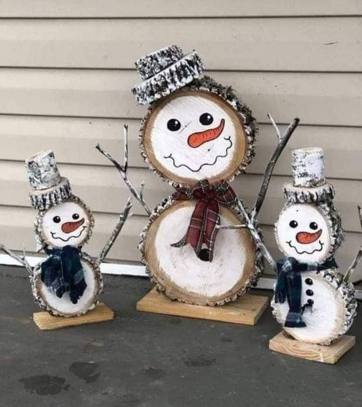 26 décorations de Noël magiques à faire avec du bois 5