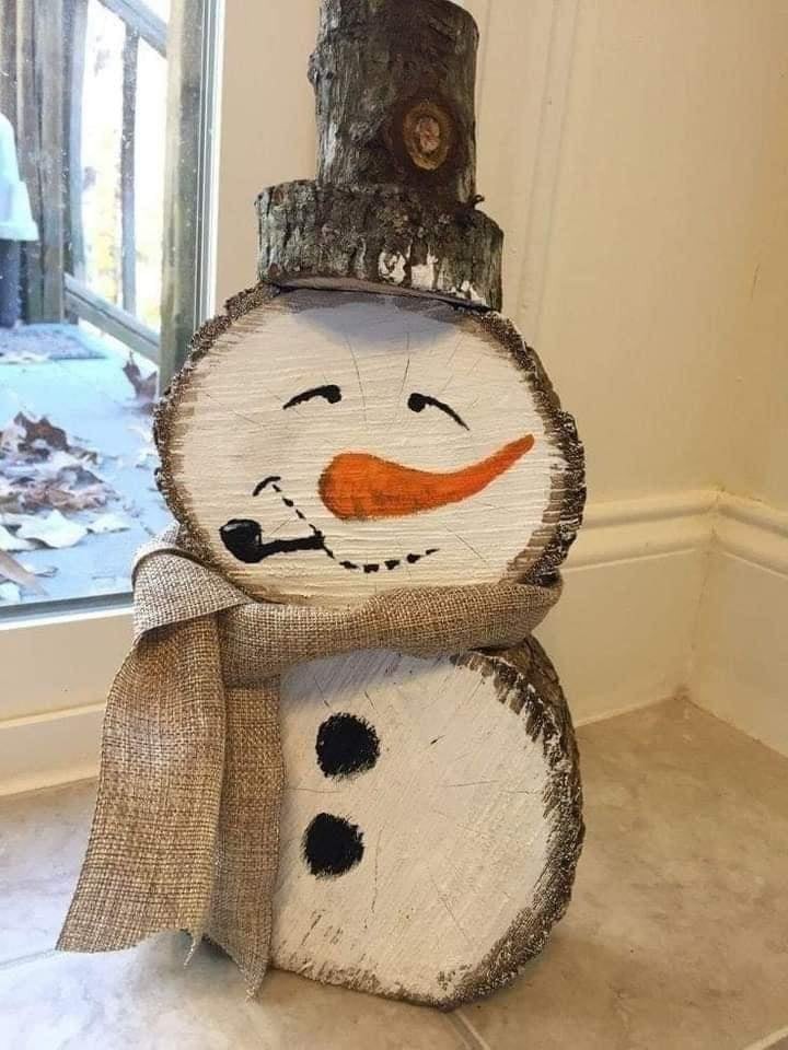 26 décorations de Noël magiques à faire avec du bois 11