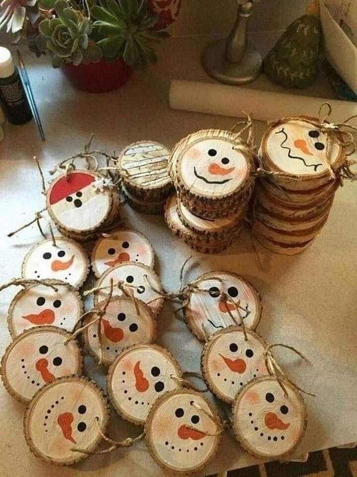 26 décorations de Noël magiques à faire avec du bois 12