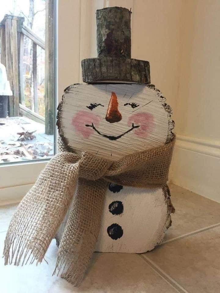 26 décorations de Noël magiques à faire avec du bois 13