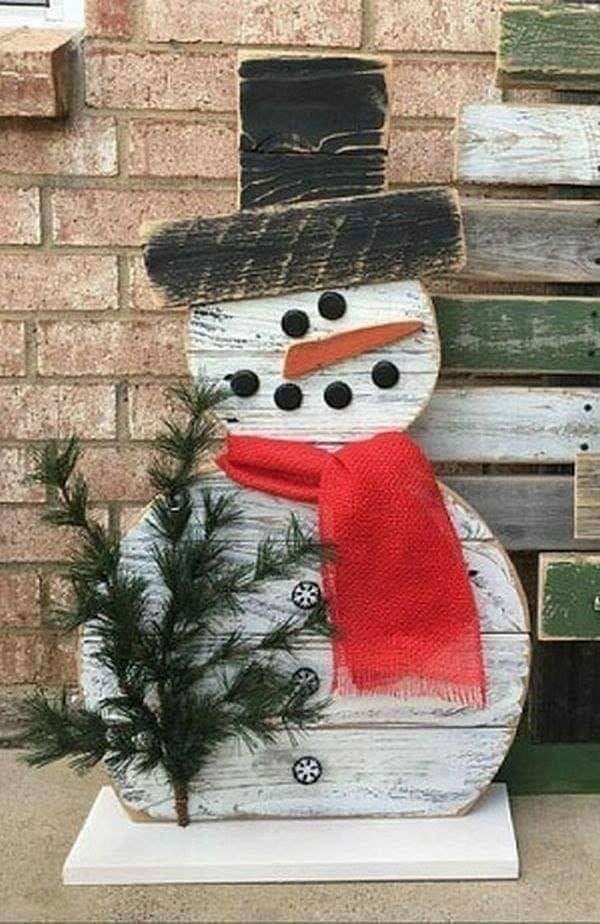 26 décorations de Noël magiques à faire avec du bois 14