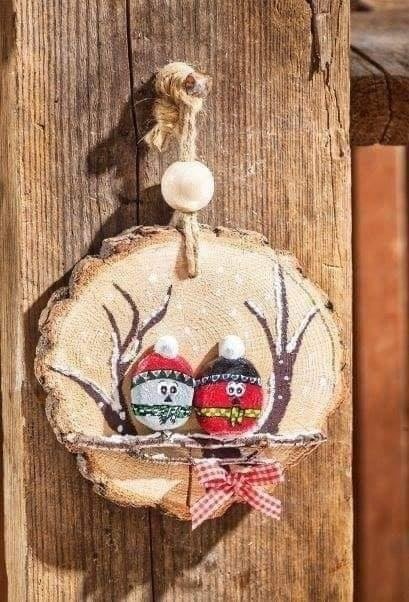 26 décorations de Noël magiques à faire avec du bois 22