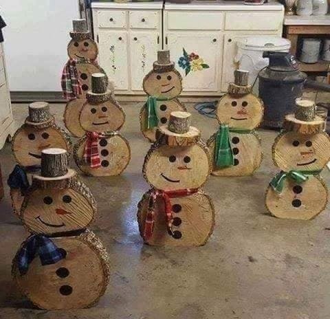 26 décorations de Noël magiques à faire avec du bois 26