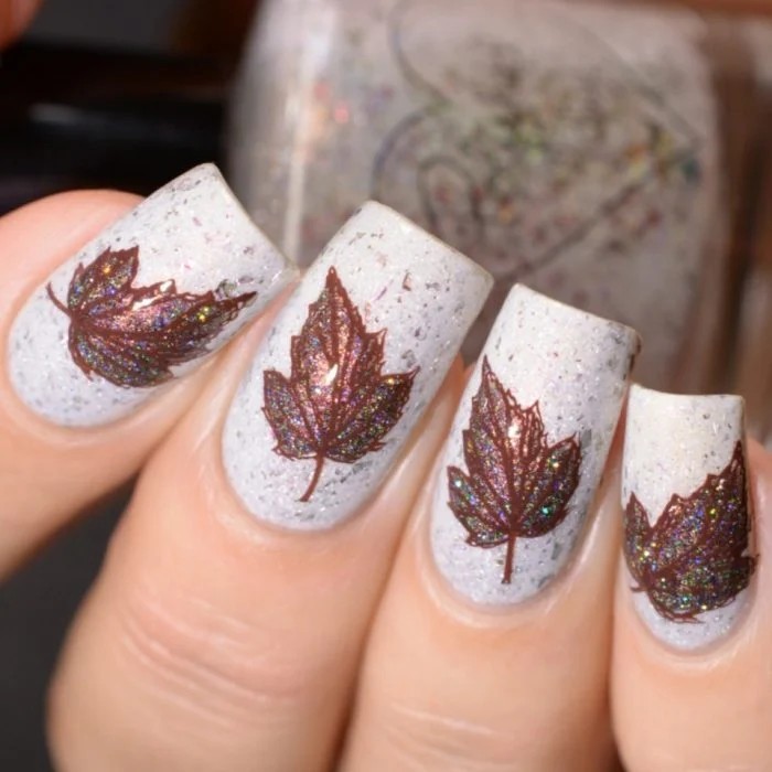 18 idées de nail art pour des ongles d'automne 8 18 idées de nail art pour des ongles d'automne 8