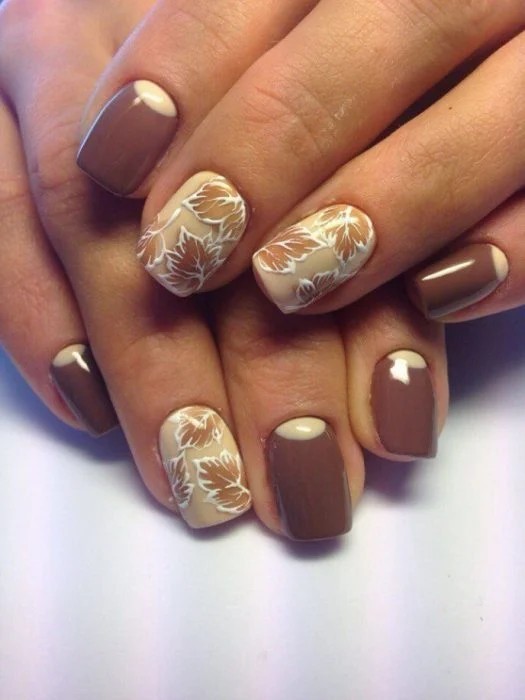 18 idées de nail art pour des ongles d'automne 9 18 idées de nail art pour des ongles d'automne 9