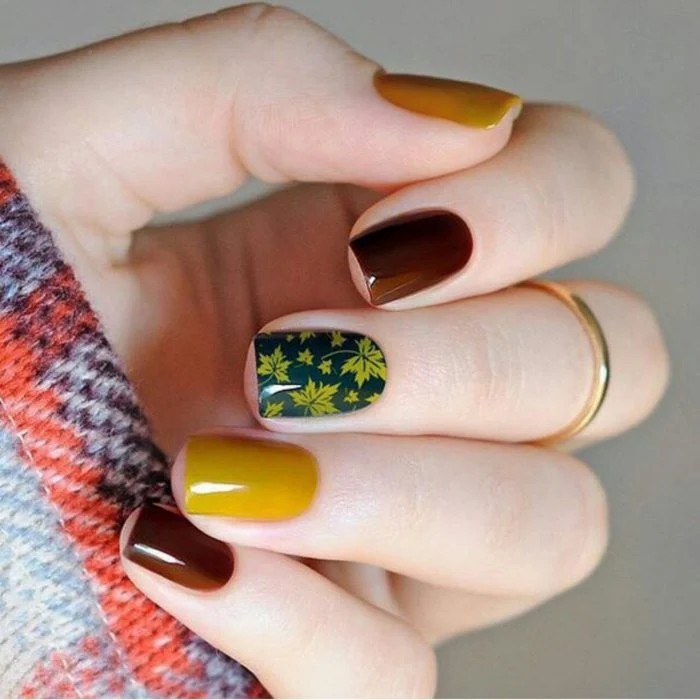 18 idées de nail art pour des ongles d'automne 11 18 idées de nail art pour des ongles d'automne 11