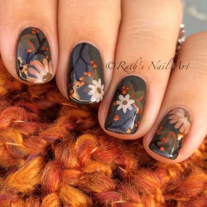 18 idées de nail art pour des ongles d'automne 13 18 idées de nail art pour des ongles d'automne 13