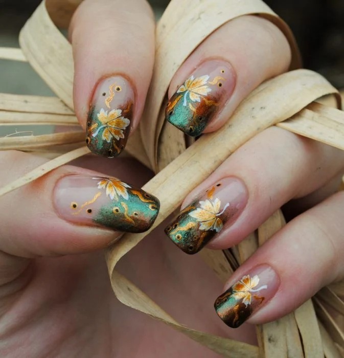 18 idées de nail art pour des ongles d'automne 17 18 idées de nail art pour des ongles d'automne 17