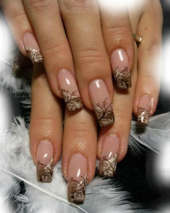 18 idées de nail art pour des ongles d'automne 18 18 idées de nail art pour des ongles d'automne 18