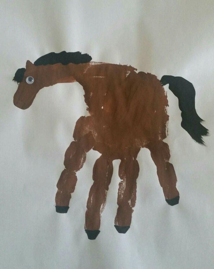 16 activités manuelles enfant pour dessiner des animaux avec vos mains et vos pieds 4