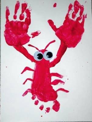 16 activités manuelles enfant pour dessiner des animaux avec vos mains et vos pieds 13