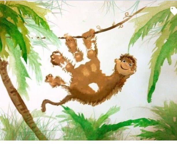 16 activités manuelles enfant pour dessiner des animaux avec vos mains et vos pieds 16