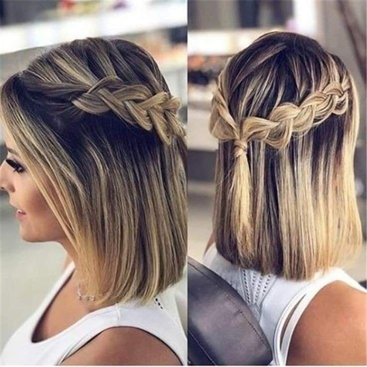 30 charmantes coiffures tressées pour cheveux courts 3