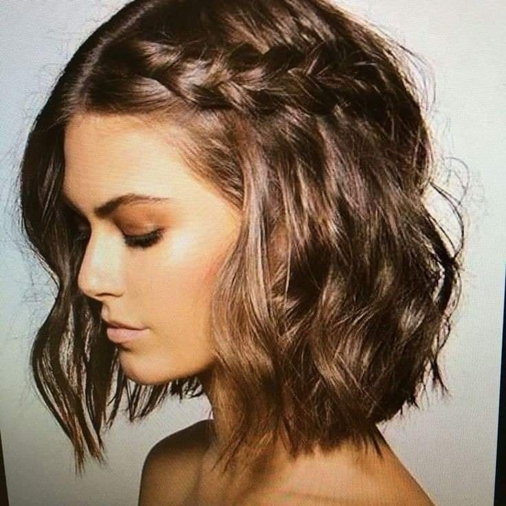 30 charmantes coiffures tressées pour cheveux courts 28