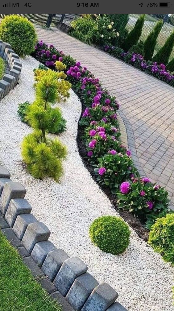 Les plus belles allées de jardin décorées avec des fleurs 14 Les plus belles allées de jardin décorées avec des fleurs 14