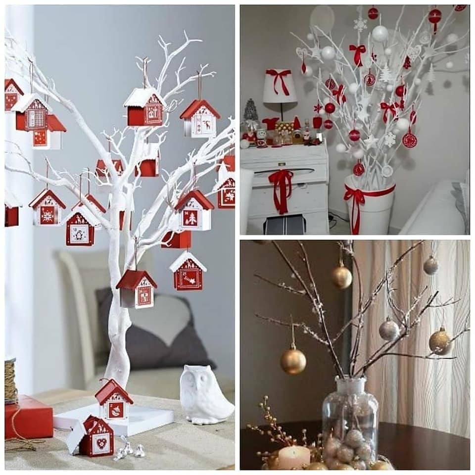 9 idées avec des branches sèches pour Noël 4 9 idées avec des branches sèches pour Noël 4